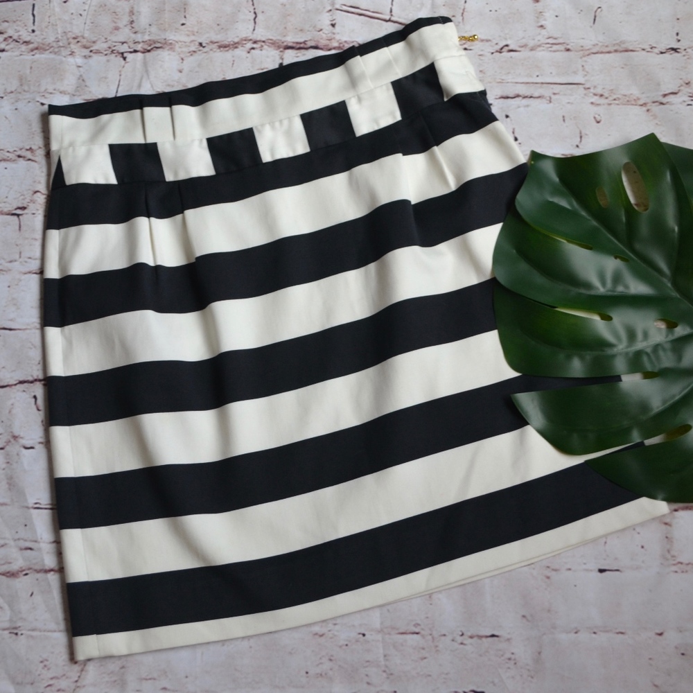 Kate Spade Nautical Stripe Skirt Size 12 D1